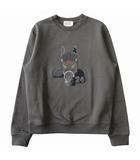 エルメス HERMES クォーターバッシュ スウェット シャツ トレーナー カットソー 長袖 ホース サイズS カーキ メンズ ◆1