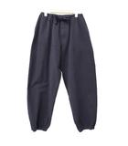 コモリ COMOLI 24AW 製品染 ドローストリング パンツ A03-03004 1 紺 ネイビー ブランド古着ベクトル 中古250413