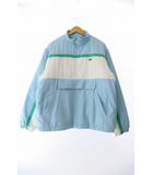 ×LACOSTE ラコステ 19AW Puffy Half Zip Pullover パフィー ハーフ ジップ プルオーバー M ライトブルー ブランド古着ベクトル 中古 ☆AA★ 250427