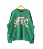 23AW Inside Out Crewneck インサイドアウト ロゴ クルーネック スウェット トレーナー L 緑 グリーン ブランド古着ベクトル 中古 ☆AA★ 250427