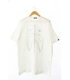 アベイシングエイプ A BATHING APE NFS会員限定 bape swarovski shark ベイプ スワロフスキー シャーク 半袖Tシャツ L 白 ホワイト ブランド古着ベクトル 中古 ☆AA★ 250511