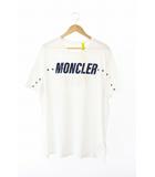 モンクレール MONCLER GENIUS ジーニアス ×FRAGMENT フラグメント 藤原ヒロシ 21AW MAGLIA T-SHIRT ロゴ プリント Tシャツ 半袖 G209U8C00003 S 白 ホワイト ブランド古着ベクトル 中古 ☆AA★250618