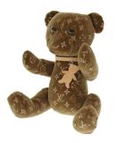 ルイヴィトン LOUIS VUITTON 2021年 限定 Doudou teddy ber velvet ドゥドゥ テディ ベア ベルベット モノグラム柄 くま クマ ぬいぐるみ GI0739 茶 ブラウン ブランド古着ベクトル 中古▲■250507