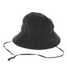 コモリ COMOLI 25SS シルク ネップ ハット 帽子 B01-07002 F 黒 ブラック ブランド古着ベクトル 中古▲■250529