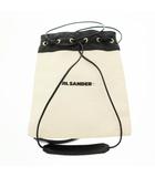 ジルサンダー JIL SANDER JIL+ ジル サンダー プラス DRST LOGO POUCH ロゴ ポーチ 生成り ブランド古着ベクトル 中古 ☆AA★▲■ 250614