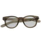  Yuki Iwasaki ユウキイワサキ 岩崎 有樹  眼鏡 メガネ めがね アイウェア 茶 クリア ブラウン ブランド古着ベクトル 中古▲250603