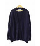 ジルサンダー JIL SANDER WOOL CARDIGAN ウール カーディガン J22HP0005 46 紺 ネイビー ブランド古着ベクトル 中古 ☆AA★ 250612