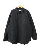 シュプリーム SUPREME ×MM6 Maison Margiela エムエムシックス メゾンマルジェラ 24SS Padded Shirt パデッド シャツ 中綿 ジャケット XL 黒 ブラック ブランド古着ベクトル 中古☆AA★250630