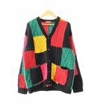 23AW Patchwork Cable Knit Cardigan パッチワーク ケーブル ニット カーディガン M マルチカラー ブランド古着ベクトル 中古 ☆AA★ 250714