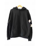 23AW Big Logo Jacquard Hooded Sweatshirt ビッグ ロゴ ジャガード フーディー スウェットシャツ パーカー M 黒 ブラック ブランド古着ベクトル 中古 ☆AA★ 250714