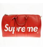 ルイヴィトン LOUIS VUITTON ×SUPREME シュプリーム エピ キーポル バンドリエール45 ボストンバッグ M53419 赤 レッド ブランド古着ベクトル 中古 ☆AA★▲■ 250718