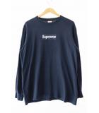 20AW Box Logo L/S Tee ボックスロゴ ロングスリーブ 長袖Tシャツ M 紺 ネイビー ブランド古着ベクトル 中古 ☆AA★ 250805