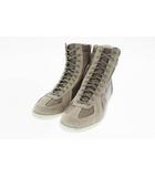 ノンネイティブ nonnative TROOPER TRAINER HI COW LEATHER トルーパー トレーナー ハイ カウレザー 牛革 スニーカー 42 グレー ブランド古着ベクトル 中古●▲■250706