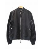 ノンネイティブ nonnative BOMBER JACKET C/N SATIN MA-1 ボンバージャケット NN-J2408 3 黒 ブラック ブランド古着ベクトル 中古 ● 250629