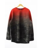×TRAPSTAR トラップスター Crew Sweater クルーネック トレーナー 571818 XL 黒 ブラック 赤 レッド ブランド古着ベクトル 中古● 250701