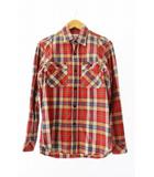 ヒステリックグラマー HYSTERIC GLAMOUR チェック 長袖シャツ 0231AH03 S 赤 レッド ブランド古着ベクトル 中古 ● 250705