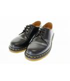 ドクターマーチン DR.MARTENS 3EYE SHOES 3ホール シューズ 1461 UK5 ブラック ブランド古着ベクトル 中古●▲250706