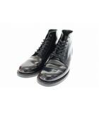 ハイク HYKE viburam sole ビブラム ソール レースアップ ワーク ブーツ 19024 50 5E ブラック ブランド古着ベクトル 中古●▲250704