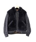 サンプル品 T-GRIZZLY JKT グリズリー ボア ジャケット ブルゾン M 紺 ネイビー ブランド古着ベクトル 中古☆AA★250821