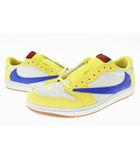 ナイキ NIKE ×Travis Scott Women's Air Jordan 1 Retro Low OG Canary ウィメンズ エアジョーダン1 ロー カナリー DZ4137-700 27.5 イエロー ブランド古着ベクトル 中古☆AA★▲■250818
