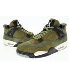 ナイキ NIKE Air Jordan 4 Retro SE Craft Olive エアジョーダン4 クラフト オリーブ FB9927-200 28.5 グリーン ブランド古着ベクトル 中古▲■250714