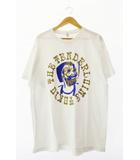 21SS T-TEE C.Z.Z.M ジグザグ ボルネオスカル プリント 半袖Tシャツ L 白 ホワイト ブランド古着ベクトル 中古 ☆AA★ 250916