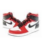 ナイキ NIKE WMNS AIR JORDAN 1 HIGH OG Satin Red ウィメンズ エアジョーダン1 ハイ CD0461-601 28.5 レッド ブランド古着ベクトル 中古▲■250812