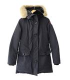 カナダグース CANADA GOOSE BRONTE PARKA ブロンテ パーカ ファー付き ダウン ジャケット ブルゾン 2603JL S 紺ネイビー ブランド古着ベクトル 中古251102