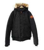 カナダグース CANADA GOOSE ×BEAMS ビームス Borden Bomber Jacket ボーデン ボンバー ダウン ジャケット 7968MJB L 黒ブラック ブランド古着ベクトル 中古☆AA★●■250930