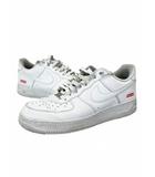 ナイキ NIKE ×SUPREME シュプリーム AIR FORCE 1 LOW White エアフォース1 ロー CU9225-100 27 白 ホワイト ブランド古着ベクトル中古●▲■260830