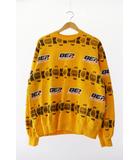 ブラックアイパッチ THE BLACK EYE PATCH BEP Jeans Tire Bordered Crewsweat ジーンズ タイヤ ボーダード クルー スウェット トレーナー M オレンジ ブランド古着ベクトル 中古 251004