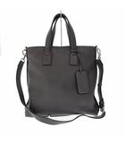 フェンディ FENDI SELLERIA セレリア レザー 2WAY トート バッグ 7VA377 グレー ブランド古着ベクトル 中古▲■251019