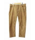 ソフネット SOPHNET. WIDE CROPPED CORDUROY PANTS ワイド クロップド コーデュロイ パンツ SOPH-192020 XL ベージュ ブランド古着ベクトル 中古●251204