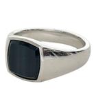 トムウッド TOMWOOD Kay Ring Blue Hawk Eye ブルー ホーク アイ ケイ シグネット リング 925 101223-60 60 シルバー ブランド古着ベクトル 中古▲■251124
