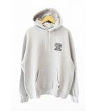 ブラックアイパッチ THE BLACK EYE PATCH × thisisneverthat ディスイズネバーザット Hoodie ロゴ プリント フーディー パーカー L グレー ブランド古着ベクトル 中古251030