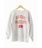 チャンピオン CHAMPION 90s vintage OHIO state REVERSE WEAVE Sweatshirt ヴィンテージ オハイオ州 リバースウィーブ スウェット トレーナー 3段プリント L 灰 グレー ブランド古着ベクトル 中古 251203
