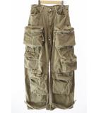 ザラ ZARA ユーティリティ カーゴ デニム パンツ 38 カーキ オリーブ ブランド古着ベクトル 中古 251127