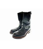 レッドウィング REDWING 9085 Engineer Boots エンジニアブーツ レザー USA製 8 1/2 ブラック ブランド古着ベクトル 中古▲■ 260108