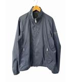 プラダ PRADA トライアングル ロゴ リバーシブル ジャケット SGH057 52 ネイビー ブラック ブランド古着ベクトル 中古☆AA★260217