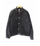 シュプリーム SUPREME ×Marithe Francois Girbaud マリテフランソワジルボー 25SS Denim Trucker Jacket デニム トラッカー ジャケット L 黒 ブラック ブランド古着ベクトル 中古☆AA★■ 260215