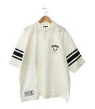 ディセンダント DESCENDANT 22SS CLUB POLO SS クラブ ポロ クロスパドル プリント 半袖 ポロシャツ 221ATDS-CSM22 2 白ホワイト ブランド古着ベクトル 中古260130