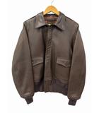 バズリクソンズ BUZZ RICKSON’S AN-J-3 ゴートスキン レザー フライト ジャケット BR80410 36 茶 ブラウン ブランド古着ベクトル 中古●■260203