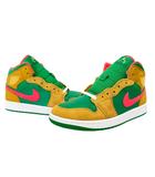 ナイキ NIKE AIR JORDAN 1 MID SE Wheat and Water Melon エア ジョーダン 1 ミッド ウィート アンド ウォーターメロン DX4332-700 27 茶 緑 ブラウン グリーン ブランド古着ベクトル 中古▲■260210