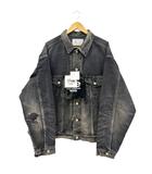 ジュンヤワタナベマン JUNYA WATANABE MAN ×New Manual ニューマニュアル 25AW Wネーム デニム ジャケット ジージャン WP-J919-100-1-5 XL黒ブラック ブランド古着ベクトル 中古■260213