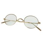 オリバーピープルズ OLIVER PEOPLES KEARNS カーンズ メタル ラウンド 眼鏡 メガネ めがね アイウェア 46□25-145 ゴールド ブランド古着ベクトル 中古▲■260215