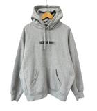 Motion Logo Hooded Sweatshirt モーション ロゴ プリント フーデッド スウェット シャツ プルオーバー パーカー M グレー ブランド古着ベクトル 中古☆AA★260312