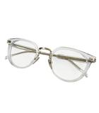 プラダ PRADA ゴールド ロゴ クリア フレーム レンズ無し 眼鏡 メガネ めがね SPR17Y 2AZ-09N 49□22 140 ブランド古着ベクトル 中古▲■260227