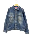 25AW Distressed Selvedge Trucker Jacket Washed Indigo ディストレス セルビッジ トラッカー デニム ジャケット L ウォッシュド インディゴ ブランド古着ベクトル☆AA★260329