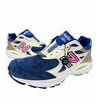ニューバランス NEW BALANCE × KITH キス 990V3 Daytna デイトナ スニーカー 26.5 ネイビー ベージュ ブランド古着ベクトル 中古▲■260305