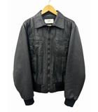 セリーヌ CELINE 20AW シングル ライダース レザー ジャケット 2E624269L 54 茶 ブラウン ブランド古着ベクトル 中古260303